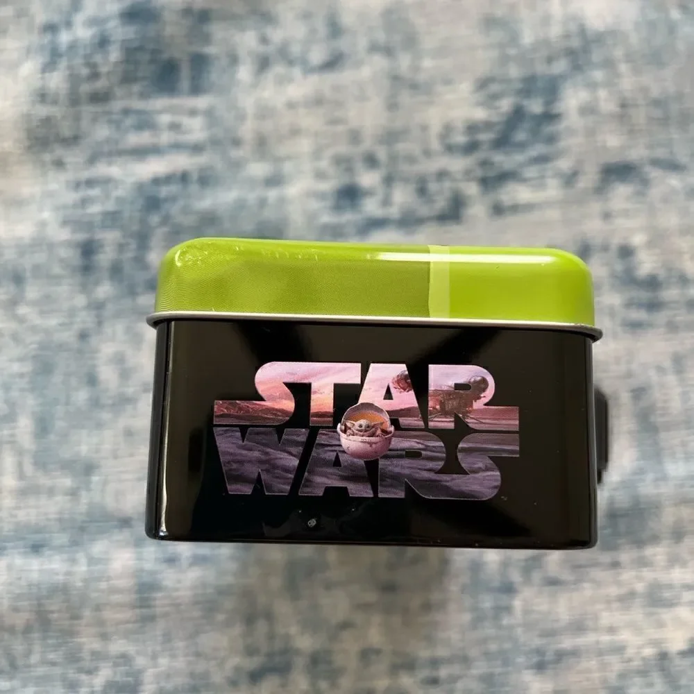 New! Star Wars My Child Can Levitate Your Child Baby Yoda Tin Pencil Box